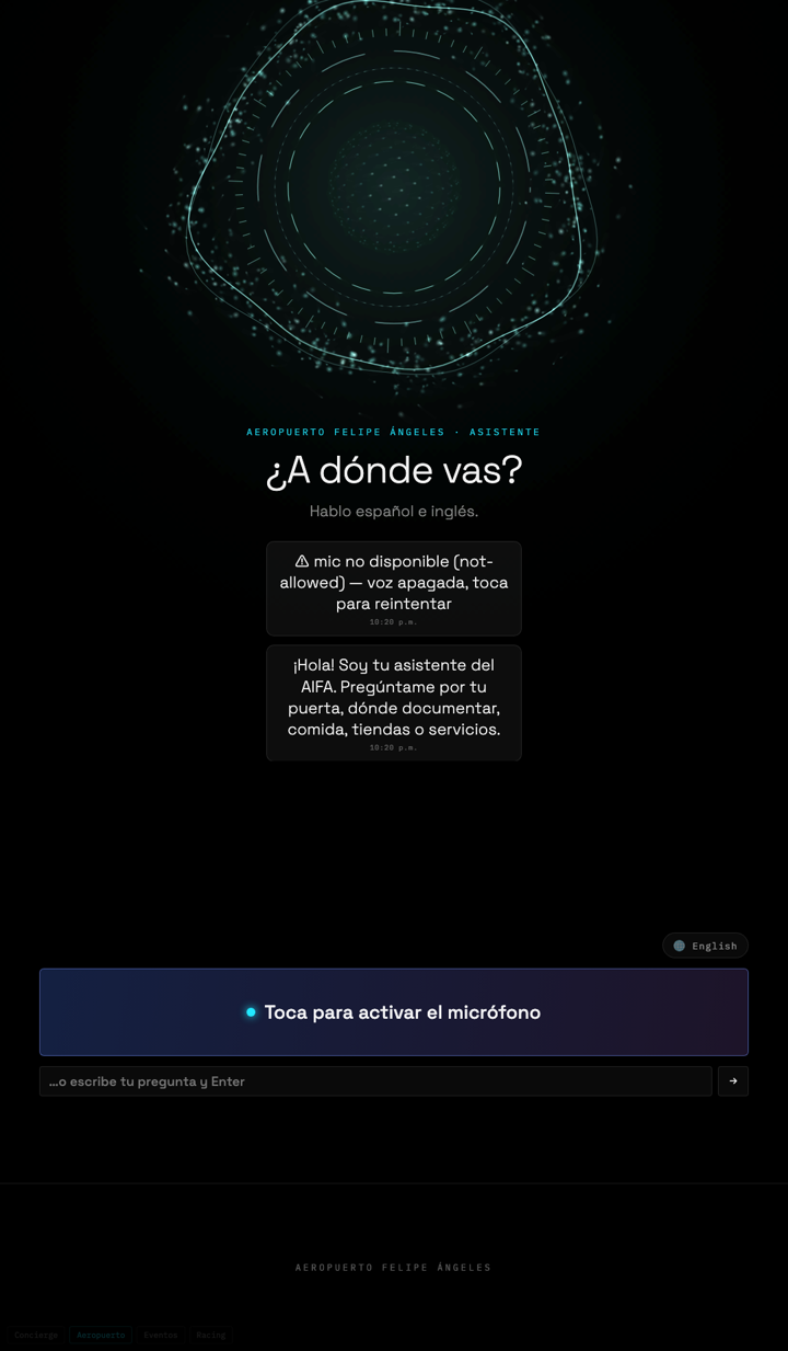 Demo Aeropuerto — AIFA