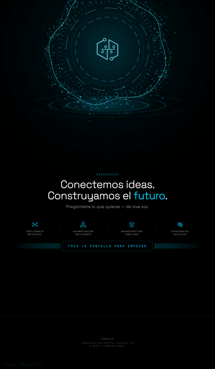 Demo Eventos — captura de leads